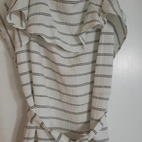 banana republic- ruffle front dress- nwt 0 - Picture 6 of 6
